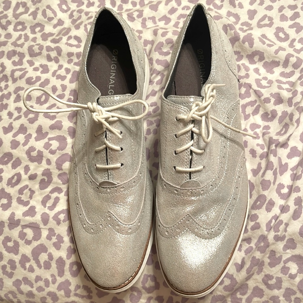 Women’s Size 10 Silver Cole Haan Original Grands
